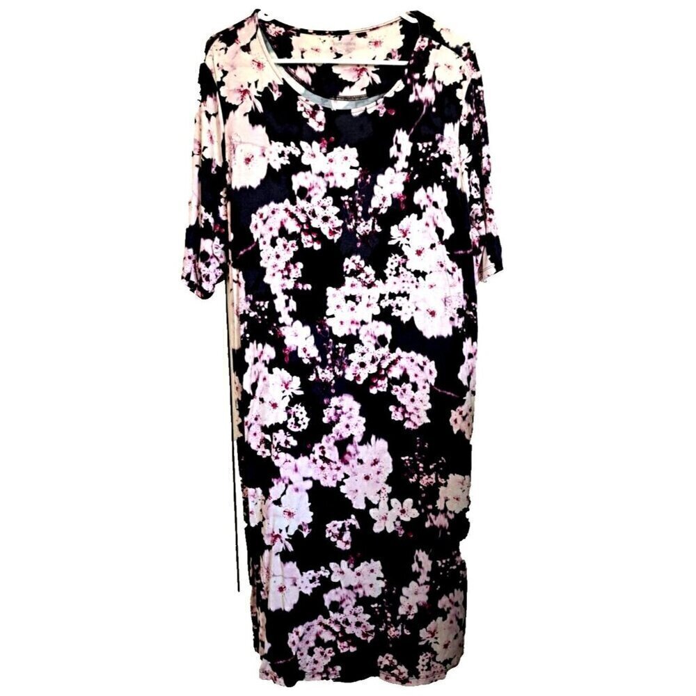 Ruff Hewn Gray Women's XL Floral Dress